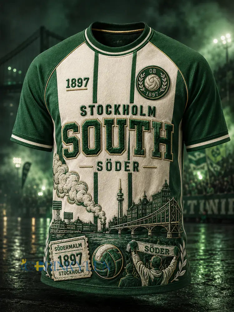 Herrtröja i svensk fotboll – favorit för Hammarby-supportrar kortärmad t-shirt - A / S