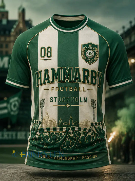 Herrtröja i svensk fotboll – favorit för Hammarby-supportrar kortärmad t-shirt - A / S