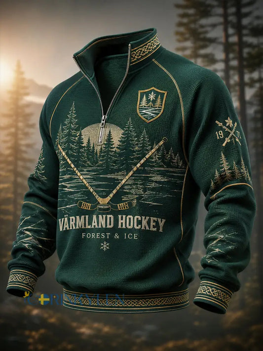 Herrtröja i svensk ishockey för Färjestad BK-fans och älskare långärmad - A / S