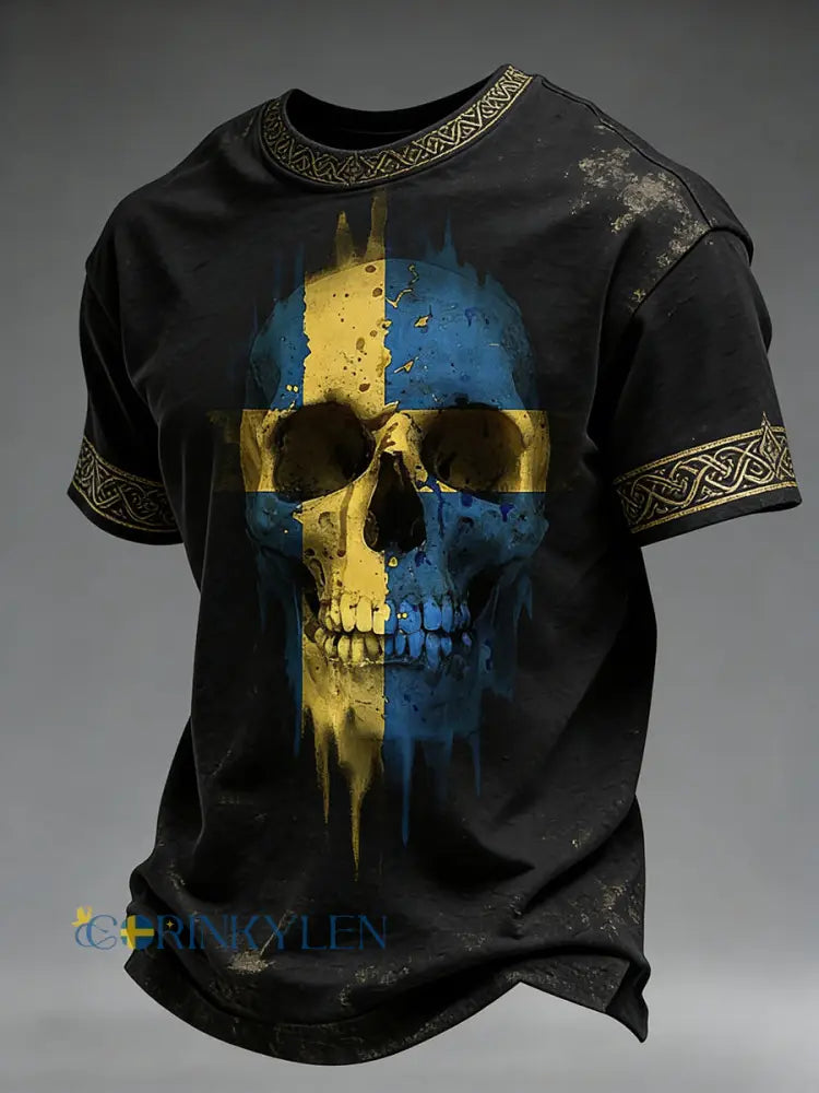 Herrtröja i vikingastil med åldrad effekt - A / S