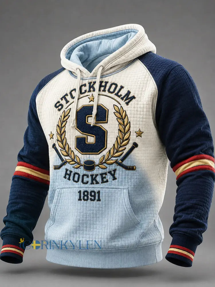 Herrtröja med mönstrad detalj från Djurgården Hockey - som bild / S