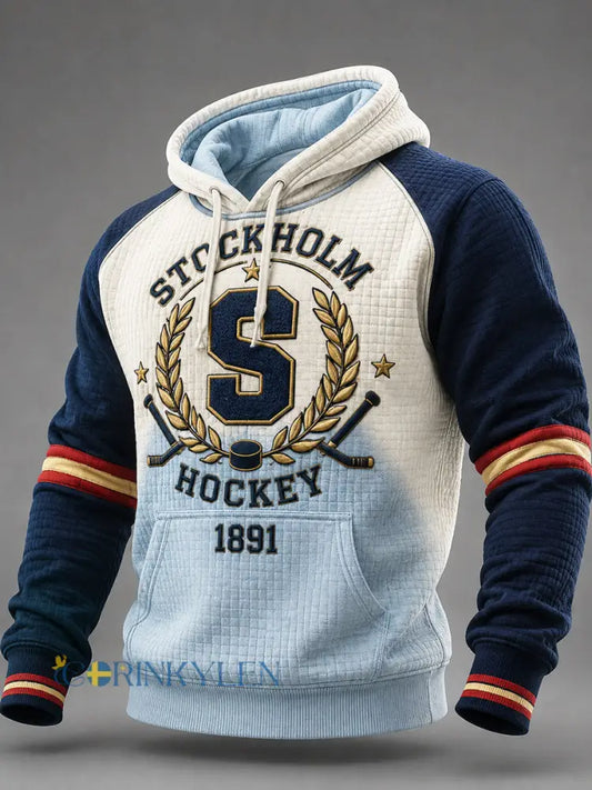 Herrtröja med mönstrad detalj från Djurgården Hockey - som bild / S