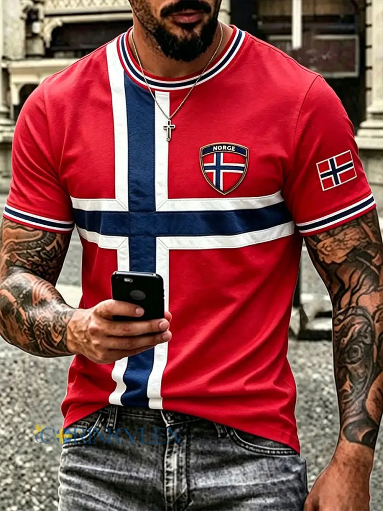 Herrtröja Norge - som bild / S