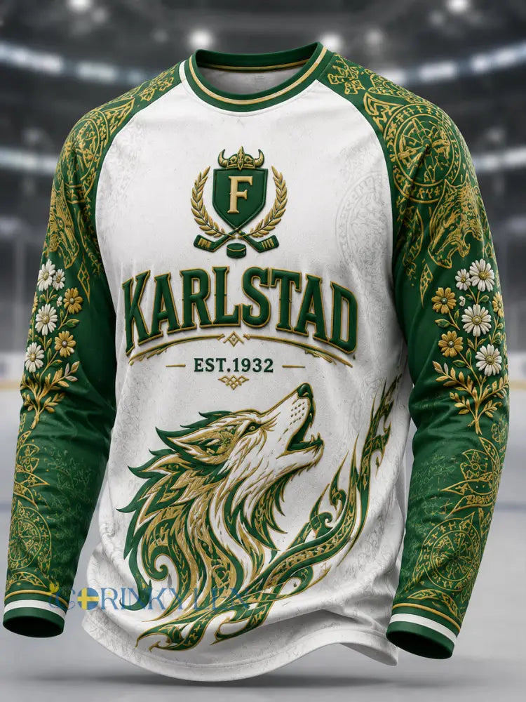 Karlstad Green Dynasty Hockey-T-shirts - som bild / S