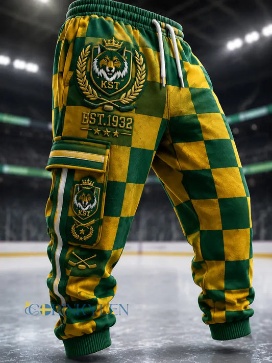 Karlstad Green & White Hockey Heritage Casual Bys - som bild / S