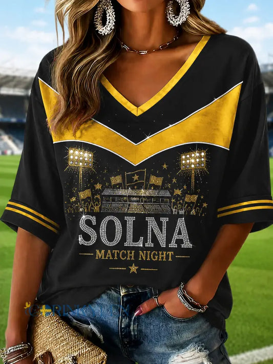 Kvinnors AIK Solna 1891 Fotboll Topp - som bild / S