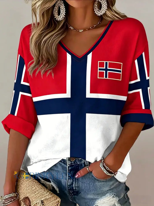 Kvinnors fotboll match hejaklackskonst Skriv ut T-shirt - A / S