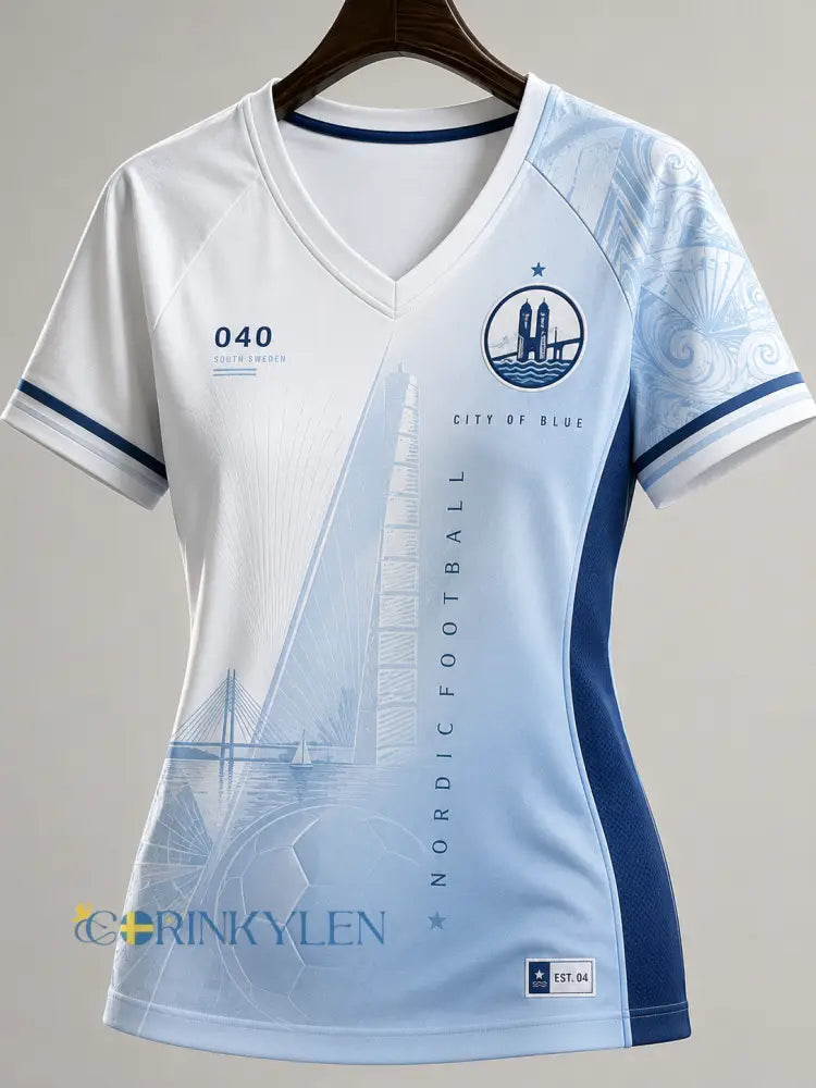 Kvinnors Malmö Ff V-hals Off-skål kortärmad T-shirt - A / S
