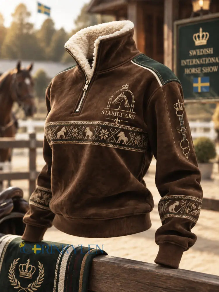 Kvinnors nordiska stabilarv Half-Zip - som bild / S