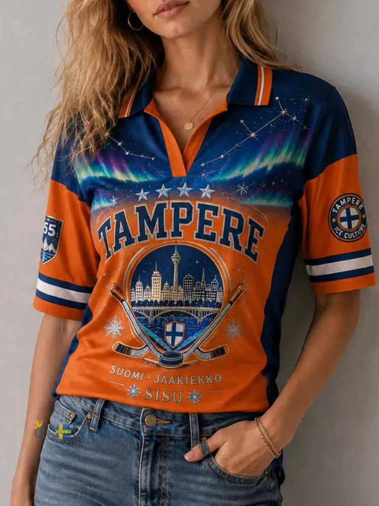 Kvinnors Retro hockey Tappara Heritage Minnes-T-shirt - som bild / S