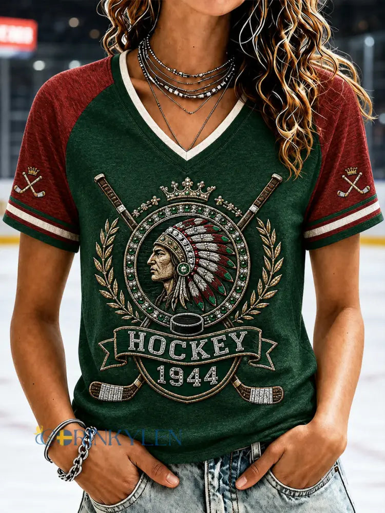 Legendarisk hockey T-shirt - som bild / S