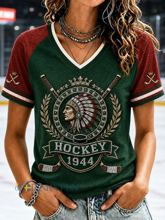 Legendarisk hockey T-shirt - som bild / S