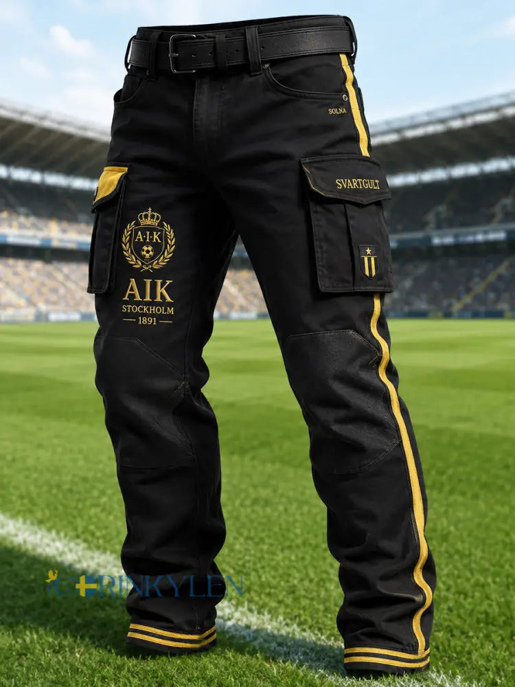 Mäns AIK Stockholm 1891 Fotboll byxor - som bild / S