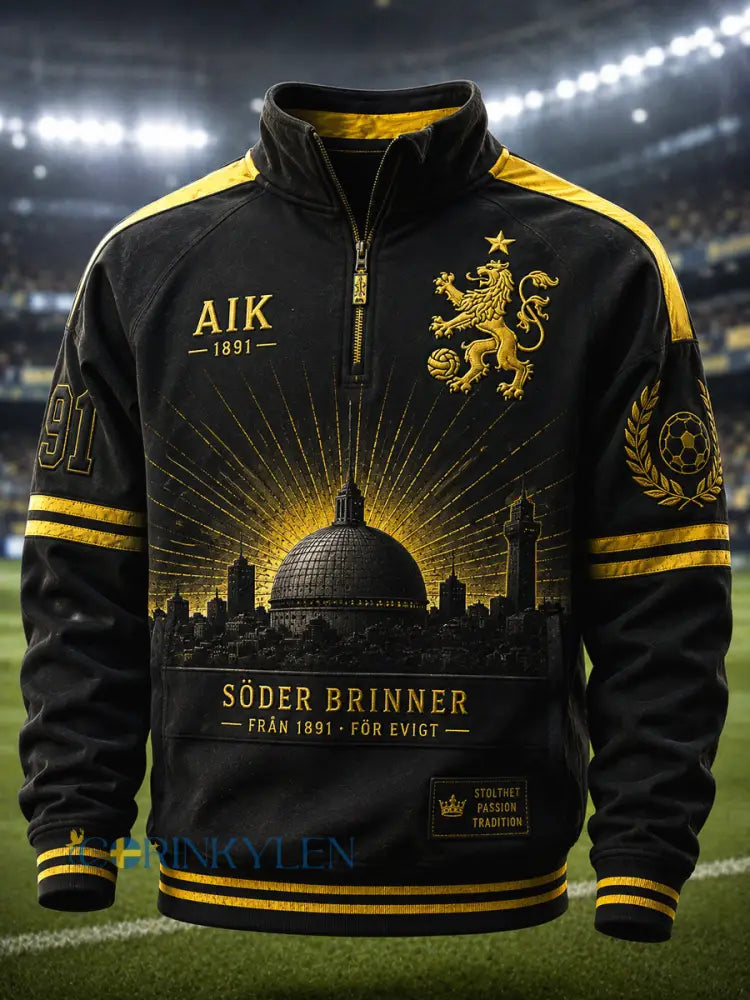 Mäns AIK Stockholm Classic fotbollströjar - som bild / S