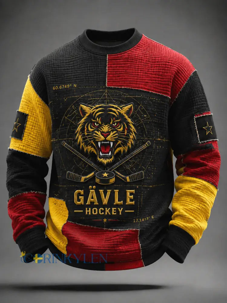 Mäns Brynäs IF sedan 1912 arv våffelväv - som bild / S