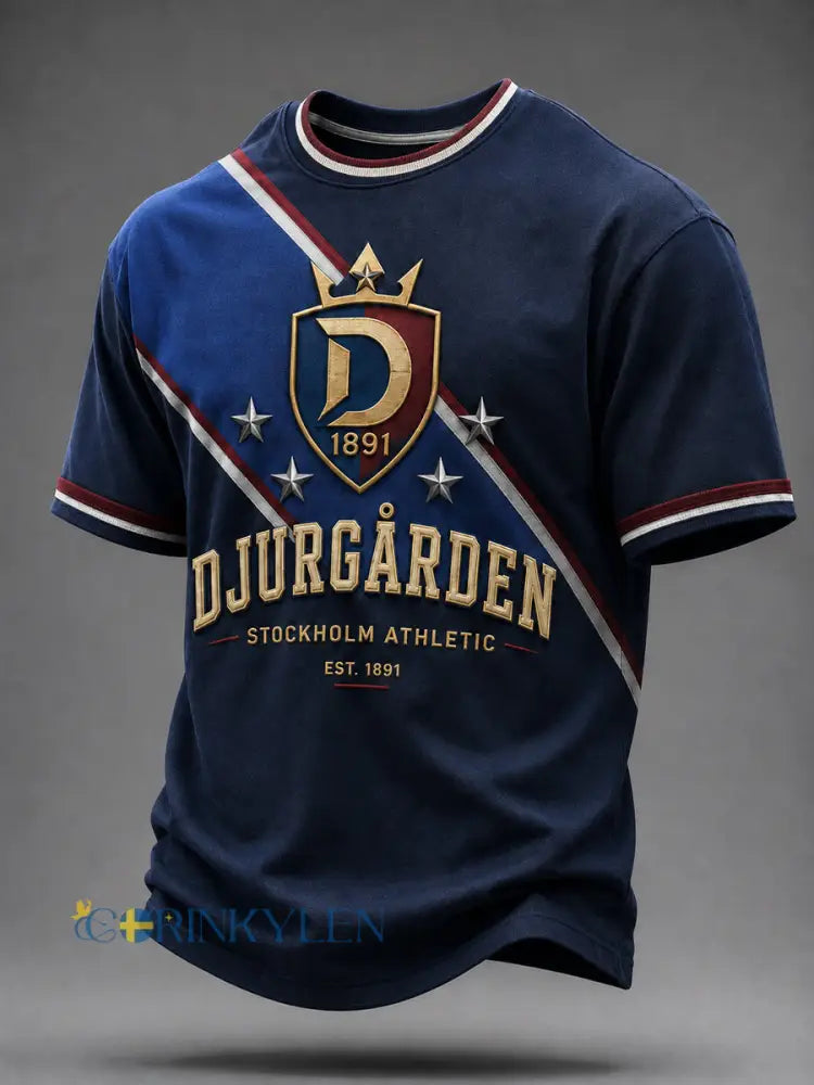 Mäns Djurgården Hockey Kultur Klassisk T-shirt - som bild / S