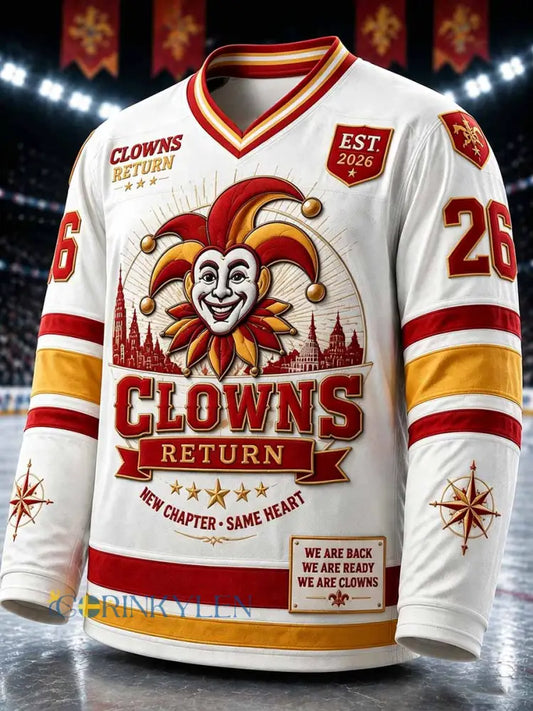 Mäns Jokerit Ishockey spel minnesmärke tryckt tröjar - som bild / S