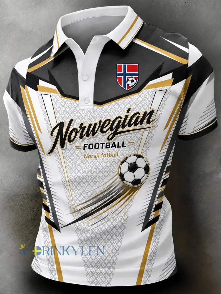 Mäns matchande stil: Norge fotboll match hejar konst-Print - A / S