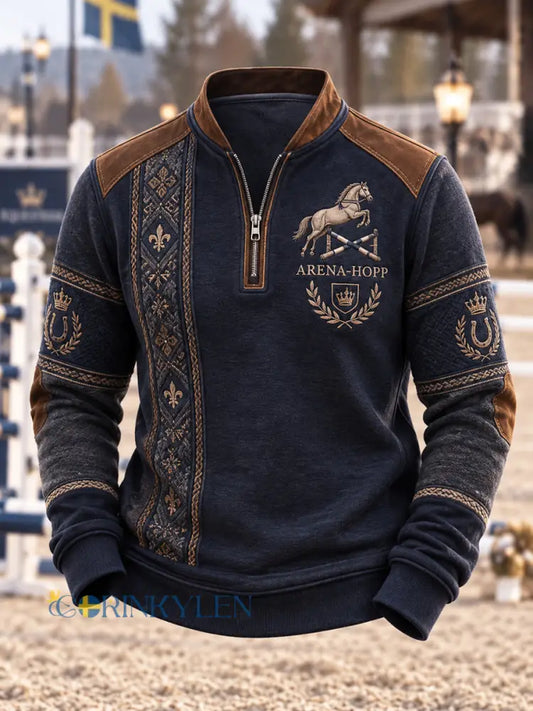 Mäns prestanda serie hopp-stil halv-Zip svära - som bild / S