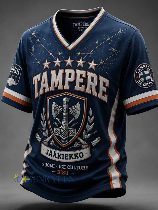 Mäns Retro hockey Tappara Heritage Minnes-T-shirt - som bild / S