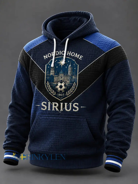 Mäns Sirius Uppsala Heritage Fotboll Hoodie Fotboll - som bild / S