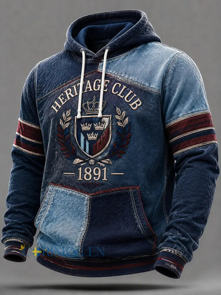 Mäns Stockholm 1891 Blå arv fotbollslucka - som bild / S