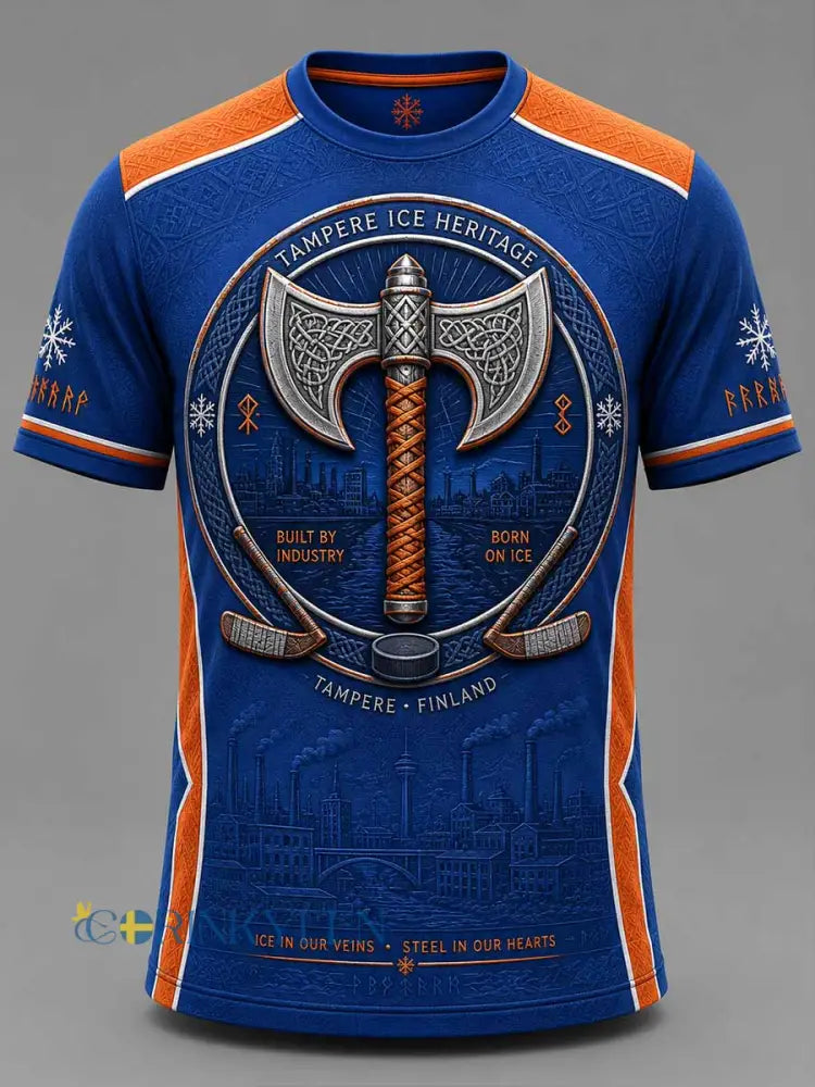 Mäns Tappara minne av hockeymönster T-shirt - som bild / S
