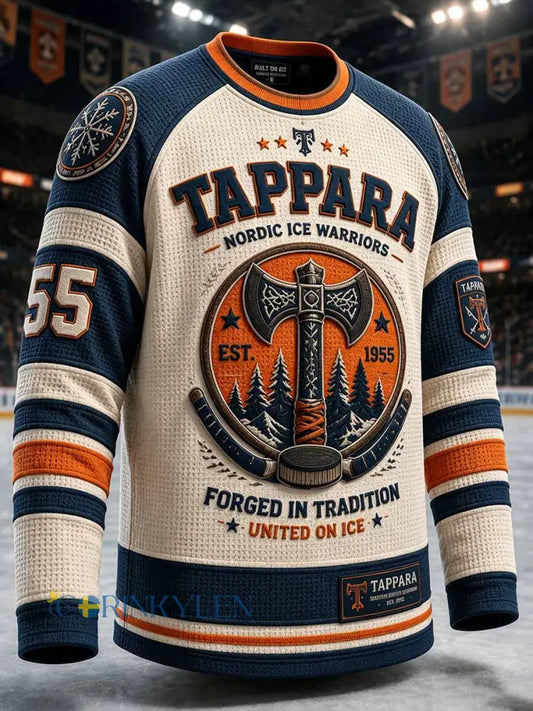 Mäns Tappara Traditionella Hockey minnesmönster Skriv ut T-shirt - som bild / S