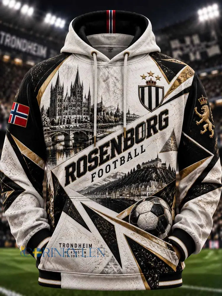 Mäns vintage fotboll lag tryckt tröjar - som bild / S