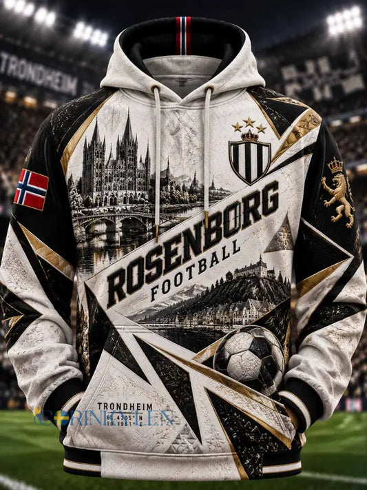 Mäns vintage fotboll lag tryckt tröjar - som bild / S