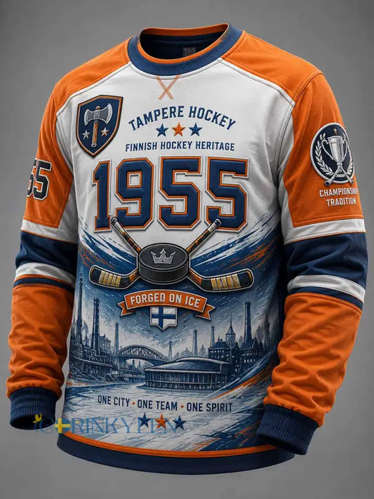Mäns Vintage Ishockey Tappara 1955 Minnestryckt - som bild / S