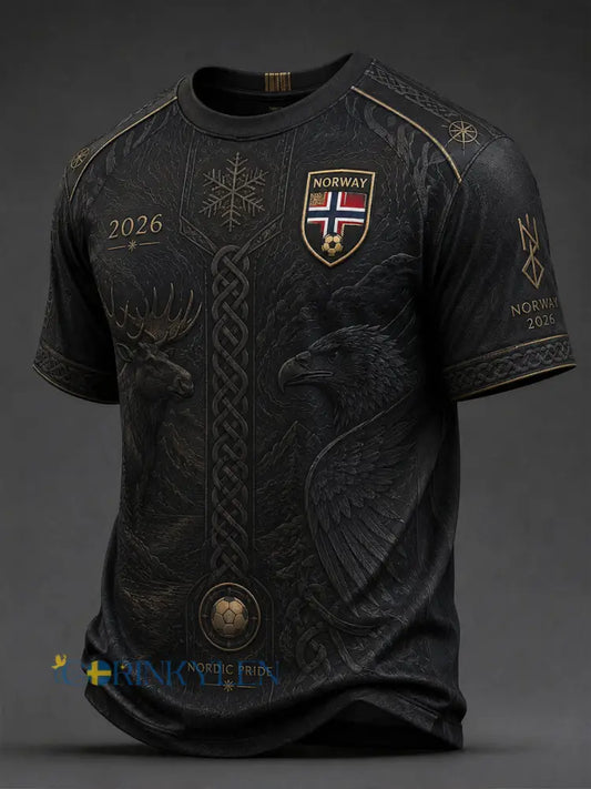 Norge 2026 Klassisk avslappnad fotbollströja - som bild / S