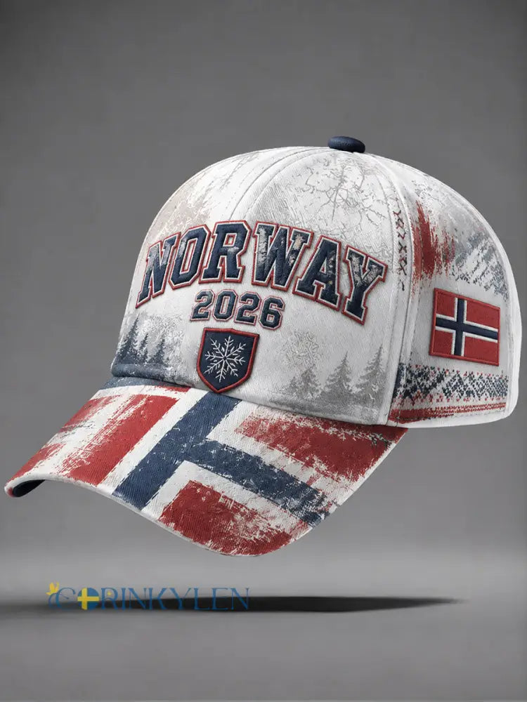 Norge fotboll avslappnad sportstil unisex mössa - som bild / ONE