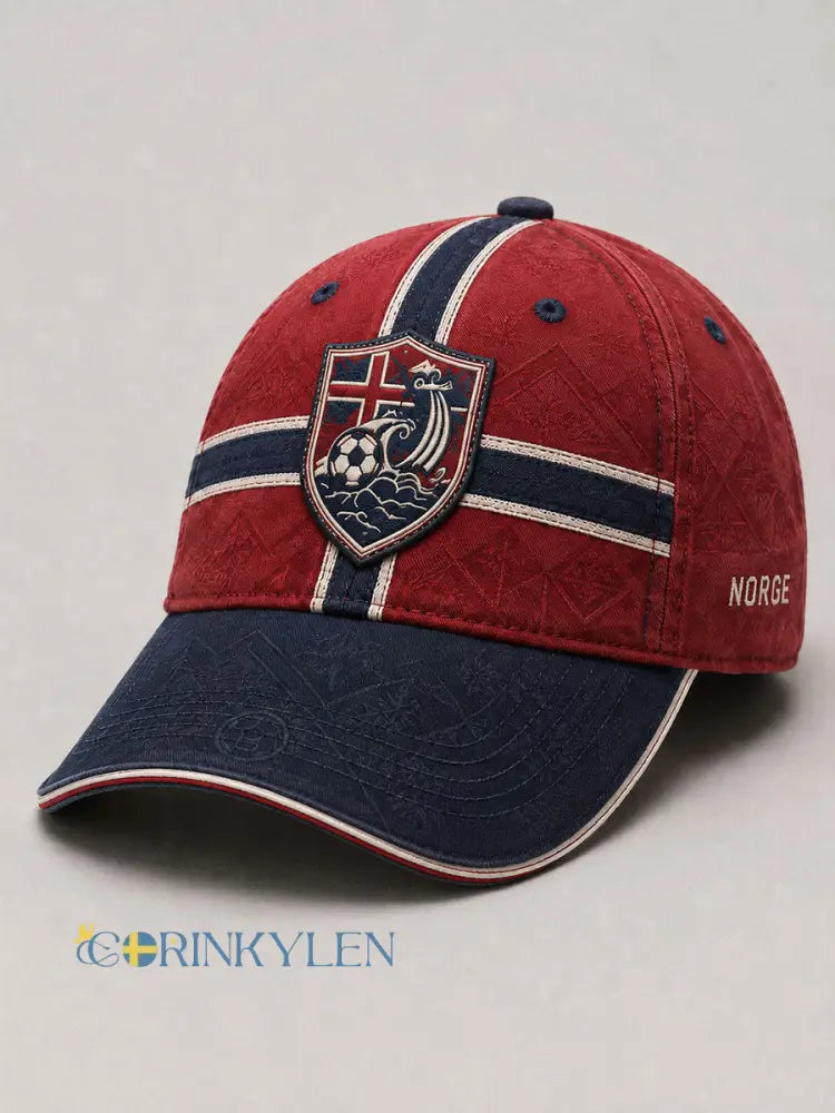 Norge Fotbollshatt - röd / ONE