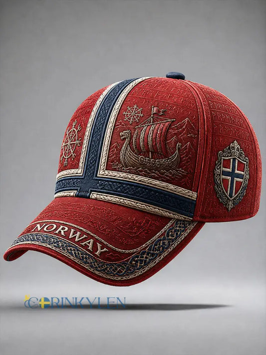 Norsk Viking Spirit avslappnad unisex-hatt - som bild / ONE
