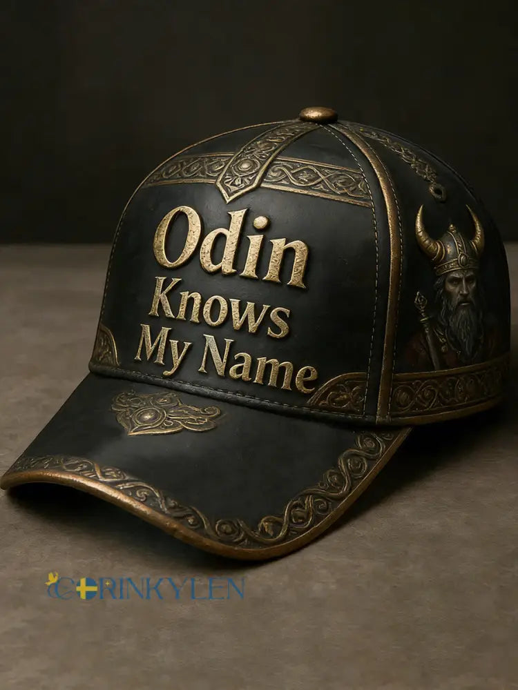 Odin känner till mitt namn Vikinghatt - som bild / ONE
