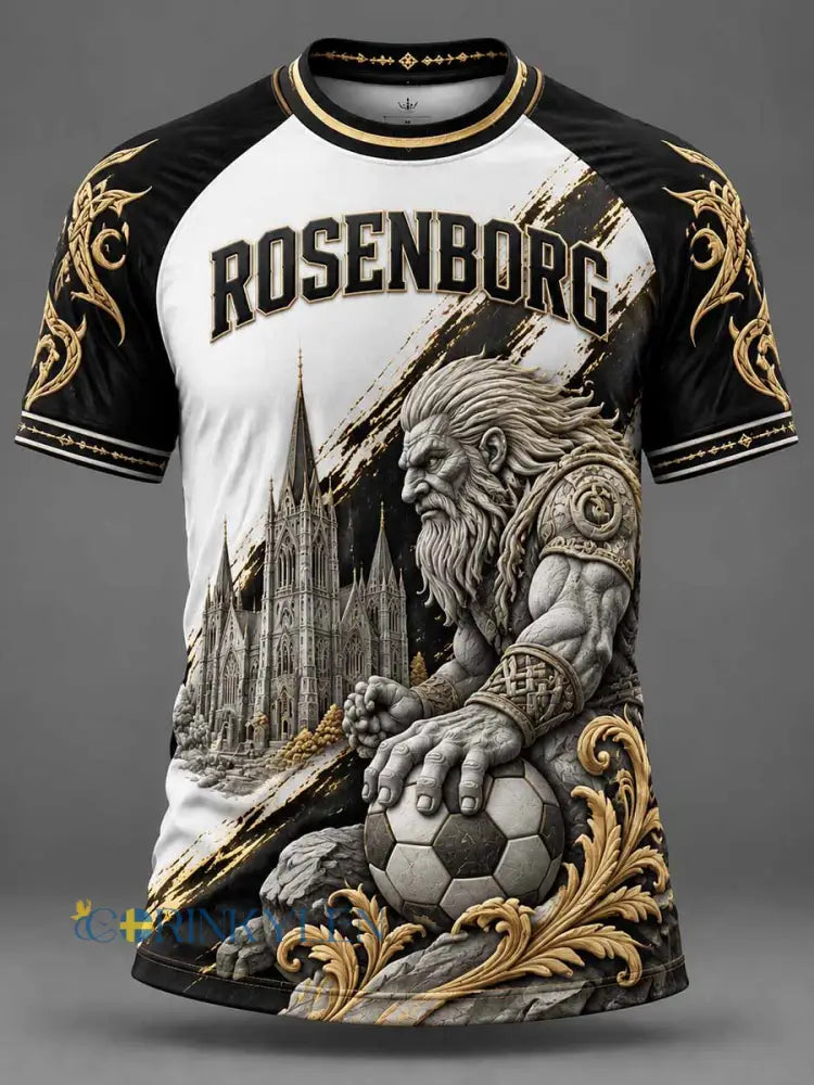 RBK Fotbollströja för män med mönstertryck - som bild / S