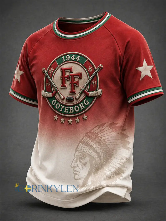 Retro Göteborg Hockey Gradient Classic T-shirt - som bild / S