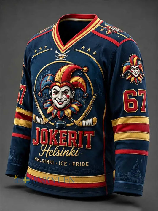Retro Jokerit Helsingfors hockey minne Print - som bild / S