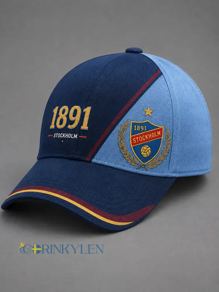 Royal Blue Stockholm Match Baseball Caps - som bild / 58CM: