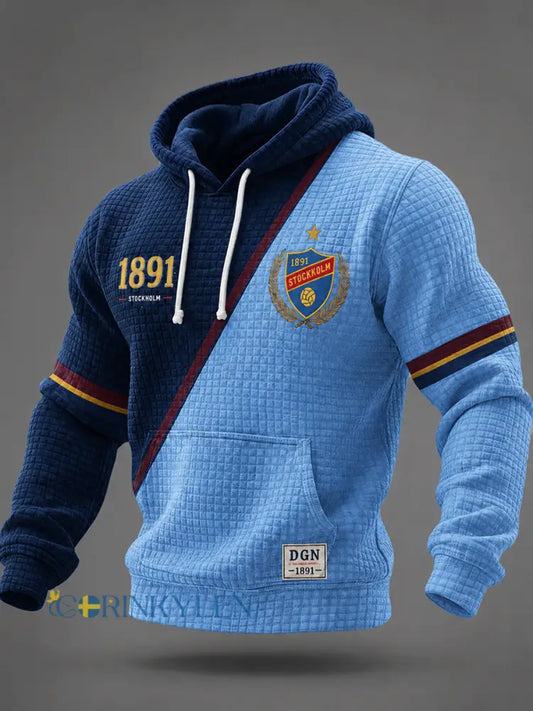 Royal Blue Stockholm Match Hoodiee - som bild / S