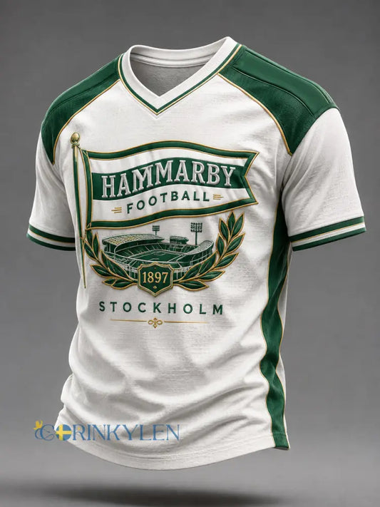 Söderort 1915 Vintage fotboll T-shirt - As picture / S
