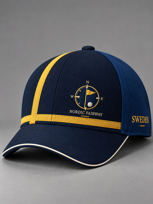 Unisex Svenska Golf-tema Baseball keps