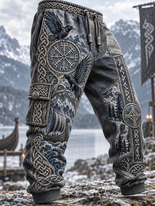 Vikingartiklar för män – Lediga träningsoveraller, byxor