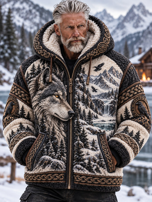 Vikingflanelljacka för män