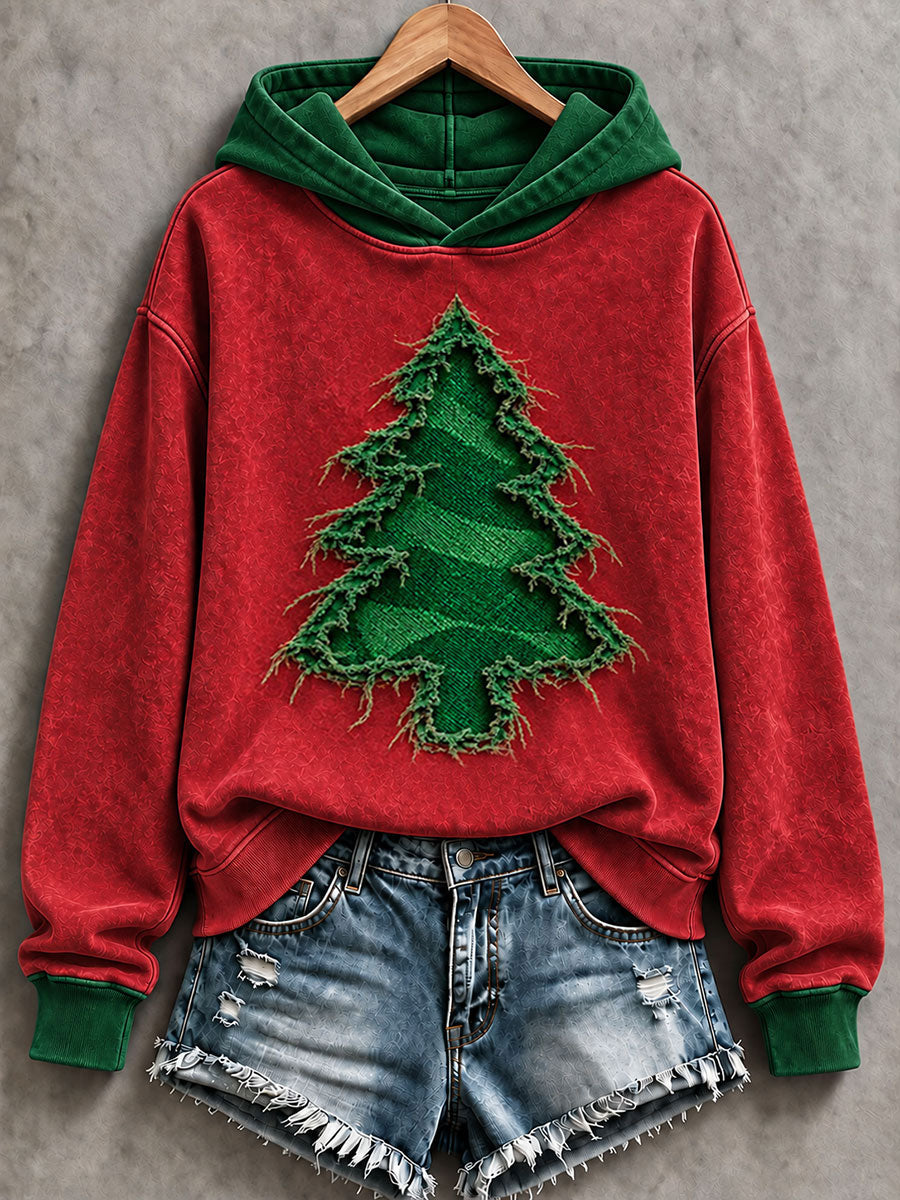 Kvinnors julgran Regelbunden Sweatshirt