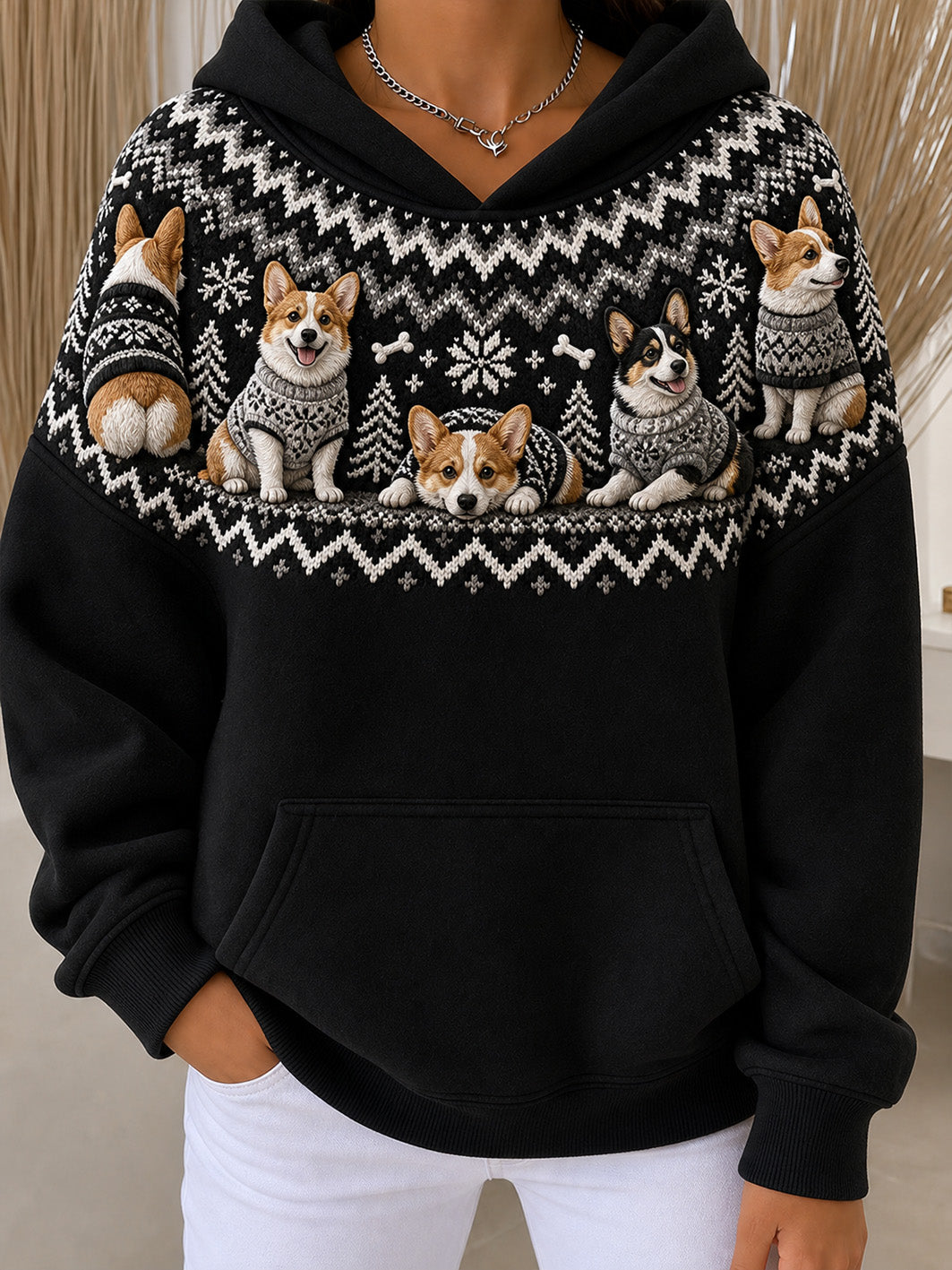 Kvinnor Corgi hundar Mönster Orsakssamband