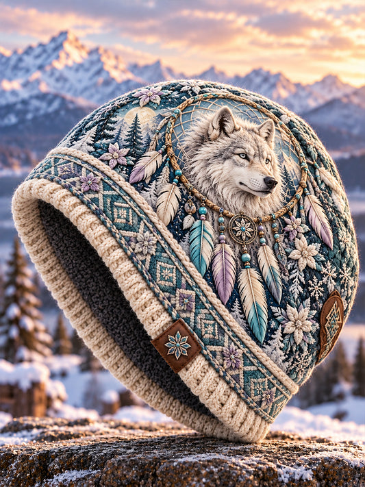 Unisex-hatt med nordiskt djurmotiv