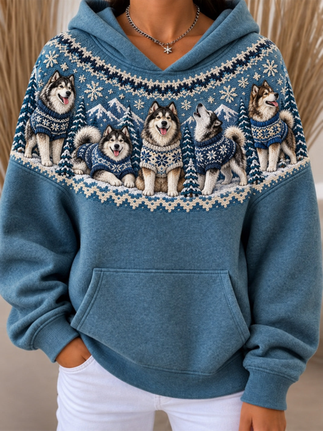 Kvinnor Alaskan Malamutes Mönster orsakssamband
