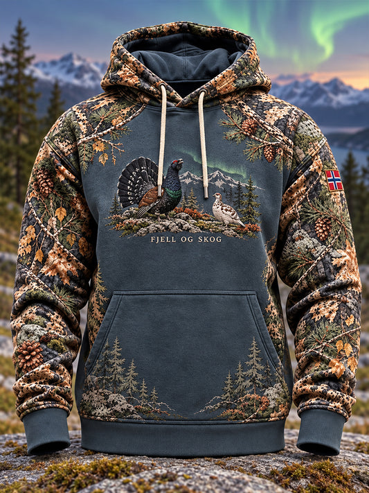 Herrligan i Norge – Oversize-hoodie med fallande axel och fickor